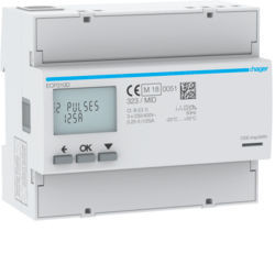 ECP310D - Central Measurement 3F 125A 6M S0 MID HAGER EAN: 3250612231409