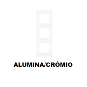 EFAPEL - 42930TAH Triple Mirror Alumina/Cromio - 5603011642785