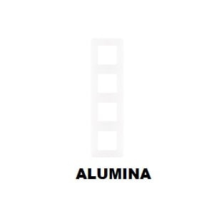 EFAPEL - 42940TAL ESPELHO QUÁDRUPLO ALUMINA - 5603011643010