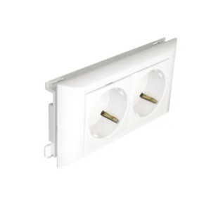 EFAPEL - 45273CBR Double Schuko Nehmen Sie mit Obtur L60 - 4 Branc Moco - 5603011075842