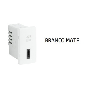 EFAPEL - 45387SBM USB TYPE C CHARGER - 1 MO WHITE MATE - 5603011648053