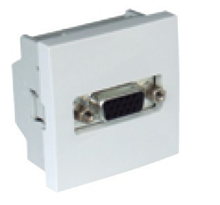 Efapel - 45430sbm VGA Plug - 2 MO WHITE MATE - 5603011628079