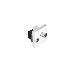 EFAPEL - 45543SAL TOMADA R-TV-SAT ESTRELA - 2 MÓD ALUMINA - 5603011594770