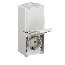 EFAPEL - 48866CCZ COMUT ESCADA/TOM SCHUKO VERT CON OBTUR GRIGIO - 5603011067342