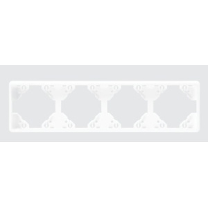 EFAPEL - 50941TBM ESPELHO QUÁDRUPLO HORIZ BRANCO MATE - 5603011630270