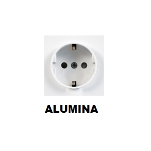 Efapel - 90643Tal Cent à Tom Schuko D40 C / OBT Alum - 5603011601881