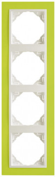 EFAPEL - 90940TTS MIRMOR Quadruple Brick / Gris - 5603011592660