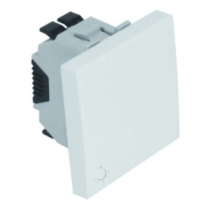 Efapel - Bouton de plongeage 45179SBR avec lumière symbole 2 mois blanc - 5603011618537