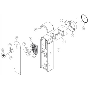 Encodeur 61eoua-optique pour Qik 4-7-60-70-80, Upper4 (avec câble L = 1 100 mm)