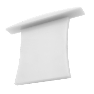 End-in004-W-White In004 profile lid