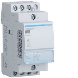 ESD326S - Contactor silencioso 25A, 3NF, 24V HAGER EAN:3250612401970