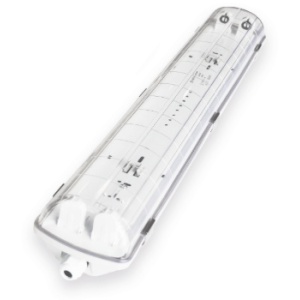 ESL9224 - 100101100020 - Arm.LED 2x1200mm IP65 PC/Stainless