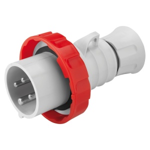 Ficha móvel, IP66/IP67/IP68/IP69, 3P+T, 16 A, 400 V, 6 h