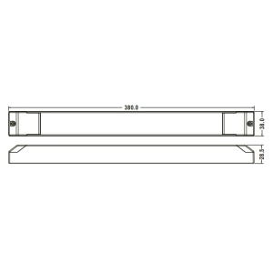 Fonte de Alim. Dim. DALI Mean Well 24Vdc 240W IP67 SPWM