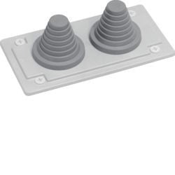 FZ415S - Plate Double Conic IP55 Hager EAN: 3250616000070