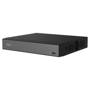 Gravador NVR para câmaras IMOU - 10CH Vídeo IP - Compressão H.265 / H.264 - Largura de banda 90Mbps - Saída HDMI e VGA 4K - Suporta 1 disco rígido até 16TB