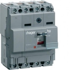 HDA017L - Disjuntor x160 TM 4P-4D 16A 18kA HAGER EAN:3250613136420