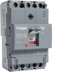 HDA032L - Criador x160 TM 3P-3D 32A 18kA HAGER Ean:3250613136475