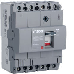 HDA126L - Criador x160 TM 4P-4D 125A 18kA HAGER Ean:3250613136604