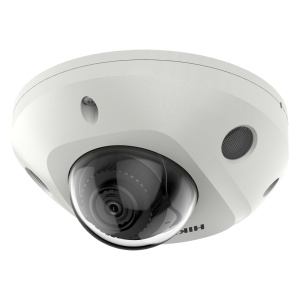 Hikvision Cámara Domo IP gama PRO - Resolución 4 Megapíxel (2688x1520) - Lente 2 mm - Micrófono | PoE | Wi-Fi | MicroSD - IR alcance 30 m | Detección de movimiento 2.0 - AcuSense | Face Detection | Alarmas | Audio