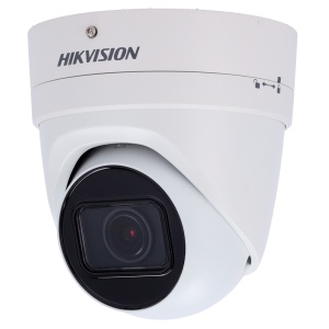 Hikvision - Câmara Turret IP da gama AcuSense - Resolução 8 MPx | Powered by DarkFighter - Lente 2.8~12 mm | PoE | Alarmes | Áudio - Gama IR 40 m | deteção de movimento 2.0 - AcuSense | Reconhecimento Facial | IP66, IK10
