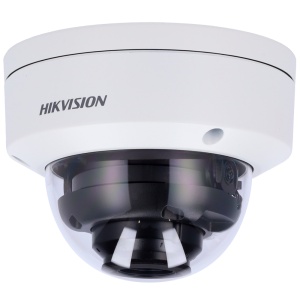 Hikvision Dome IP-Kamera PRO-Reihe – 6 MP | Motorisiertes Objektiv 2,8 ~ 12 mm – IR-Reichweite 40 m | Hybridleuchte 40 m - IP67 | IK10 | PoE | WDR 130 dB – Bewegungserkennung 2.0 – AcuSense | Gesichtserkennung | Alarme | Audio