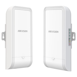Hikvision - Ligação sem fios de hasta3 Km - Frequência 5 GHz - Baseado em IEEE 802.11/a/n/ac - IP55, apto para exteriores - 2 unidades combinadas