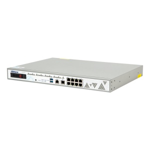 Hillstone Networks NGFW - Hardware + 1 ano de serviço básico - 5Gbps FW/2Gbps NGFW Throughput - 1.5M Sessões simultâneas - 8 portas 10/100/1000BASE-T (1 par bypass) - Rack 1U / Expansão até 1.92Tb