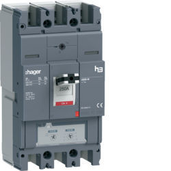 HNJ250DR - Breaker X630 TM 3P -3D 250A 40KA HAGER EAN: 3250613199579