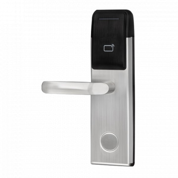 Hotel Lock - MF -Kartenöffnung - Backset 60 mm | Linke Öffnung - autonom mit 4 x AA -Batterie - Notfallbadin - Management mit Hotel -Lock -Systemsoftware