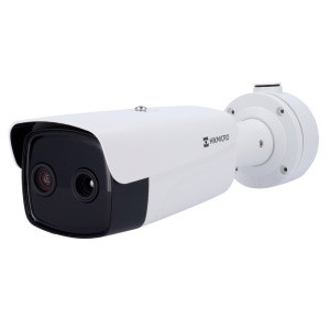 IP-Wärmebildkamera der Hikmicro TD2638-Serie – VOx FPA-Wärmesensor 384 x 288 12 μm 9,7 mm Objektiv [%VAR%] – Sichtbarer Sensor 1/2,7 Zoll CMOS 4 Mpx | 6,4 mm Objektiv – Wärmeempfindlichkeit ≤25 mK – Temperaturmessbereich –20–150 °C / ±8 °C – IP67-Schutz – NEMA 4X – I