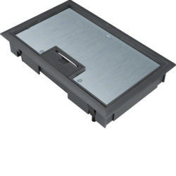 KDE04089005 - Tappo aletta. Encas Rett. 147x247 8mm Nero HAGER EAN:4012002247242