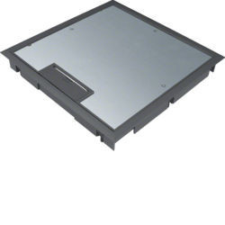 KDQ08059005 - Tappo aletta. Encas Quadr 294x294 5mm Nero HAGER EAN:4012002247266