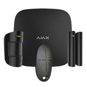 Kit de alarme profissional - Certificado Grau 2 - Comunicação Ethernet e GPRS - Sem fios 868 MHz Jeweller - Até 100 entradas sem fios - App para smartphone e Software PC