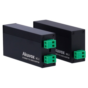 Kit de conversão de IP para 2 fios - 1 grupo de 2 cadeias de caracteres - 1 Grupo TCP/IP com RJ45 | Entrada/saída PoE - Dispositivos IP de alimentação via 2 fios - Adequado para quadros e monitores - Alimentação padrão PoE