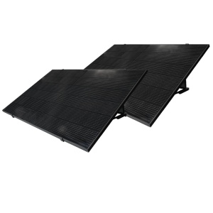 Kit Solar Pop Up TSUN - 2 Paneles Full Black 420W - Microinversor 800W - Soporte para instalación en suelo - Conexión WiFi - Permite conectar hasta 11 kits entre sí