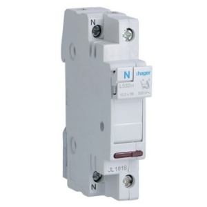 L532 - SECC -Schaltung. 32a 1p+n Ind. Hager EAN -Fusing: 3250610100844