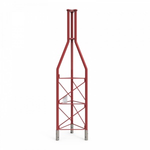 Lanço Superior Torre 450XL GQ+Vermelho 2m (Ømáx mastro 62mm)