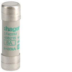 LF408m - Fuse 14x51 AM 8A 690V HAGER EAN: 3250614062155