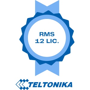 Licenças da Plataforma Teltonika RMS - Pacote de 12 Licenças (Créditos) - Monitorização remota Teltonika Router - Configuração remota Teltonika Router - Gestão Telnet / SFTP / SSH / HTTP / HTTPS - 1 licença permite a gestão de 1 router per 1 mês