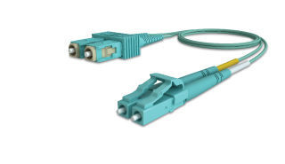 LM -010D3LCPSCP - Patch Cord Cordon LC - SC MM 50/125 OM3 LSZH DUPLEX 1M LIGHTMAX