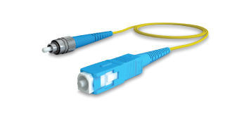 LM -100S9FCUSCU - Patch Cord Cordon FC / UPC - SC / UPC Monomode 9/125 simplex 10m LSZH Lightmax