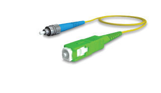 LM -100S9SCAFCU - Patch Cord Cordon SC / APC - FC / UPC Monomode 9/125 simplex 10m LSZH Lightmax
