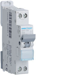MHT725 - Disjuntor 1P+N 25A B 4.5/6KA 1M HAGER EAN:3250614325915