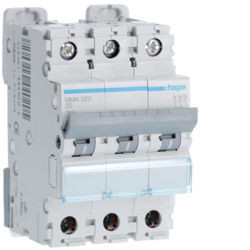 MMN320 - Disjuntor magnético 3P 20A 20kA 3M HAGER EAN:3250614440205