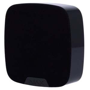 Módulo de voz sem fios - Sem fios 868 MHz Jeweller - Pressão sonora máxima 103 dB - Alimentação 4 pilhas CR123A 3.0 V - Otimização de voz com IA - Suporte com parafuso de fixação
