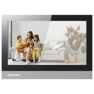 Monitor para videoporteiro - Ecrã tátil TFT 7" - Áudio bidirecional | Saída DC12V - TCP/IP, Wi-Fi, SIP | 4 saídas de relé - Ranhura para cartão microSD até 128 GB - Montagem na superfície