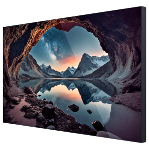 Monitor videowall 55" - Resolução FHD - Brilho 500 nit - Moldura 0,88 mm (A-A) - Funcionamento 24/7 - Orientação horizontal