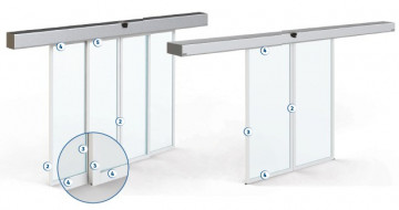 Motorline Automatic Glass Doors (upon request)