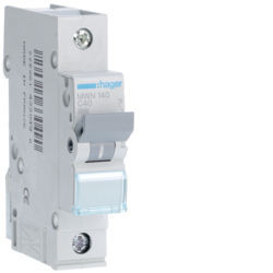 MWN140 - Breaker 1p 40A C 3K 1M Hager EAN: 3250614330490